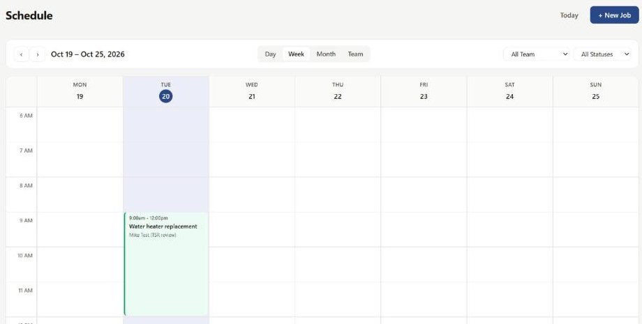Schedule